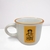 Caneca Zaro Café Branca com Borda Dourada 70ml