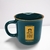 Caneca Zaro Café Verde com borda dourada 200ml