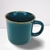 Caneca Zaro Café Verde com borda dourada 200ml - comprar online