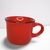 Caneca Zaro Café Vermelha com Borda Preta 70ml - comprar online