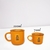 Imagem do Caneca Zaro Café Laranja com Borda Preta 70ml