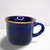 Caneca Zaro Café Azul com Borda Dourada 70ml - comprar online