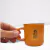 Caneca Zaro Café Laranja com borda preta 200ml - loja online