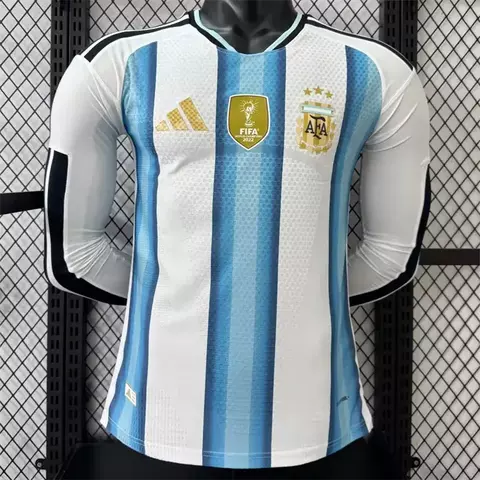 (Encargo) Camiseta Argentina 2026 Titular Manga Larga VERSIÓN JUGADOR