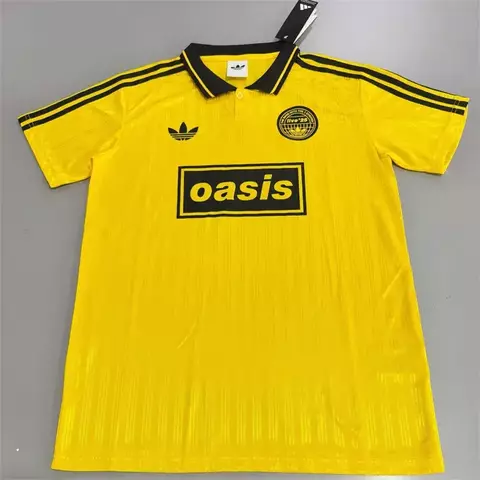 (Encargo) Camiseta Oasis Live 25' Amarillo y Negro