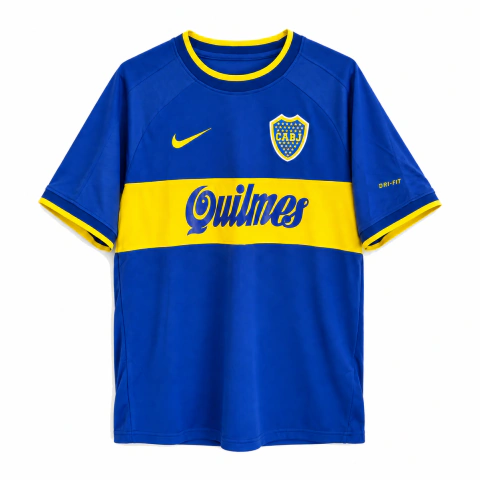 Camiseta Boca 2000 Titular SIN DORSAL (Importada - Entrega Inmediata)