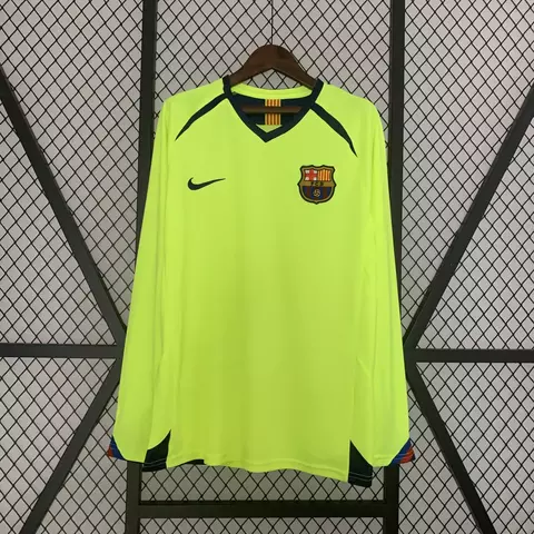 (Encargo) Camiseta Barcelona 05-06 Suplente Manga Larga RETRO