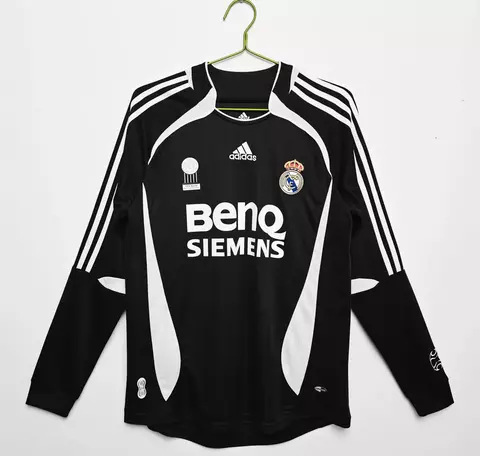 (Encargo) Camiseta Real Madrid 06-07 Suplente Manga Larga RETRO