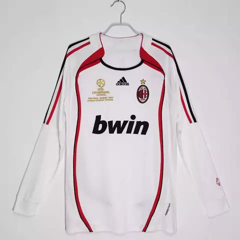 (Encargo) Camiseta AC Milan 06-07 Suplente Manga Larga RETRO