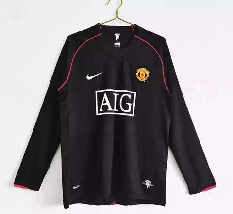 (Encargo) Camiseta Manchester United 07-08 Suplente Manga Larga RETRO