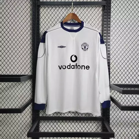 (Encargo) Camiseta Manchester United 99-00 Suplente Manga Larga RETRO