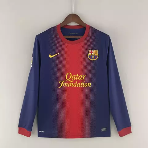 (Encargo) Camiseta Barcelona 12-13 Titular Manga Larga RETRO