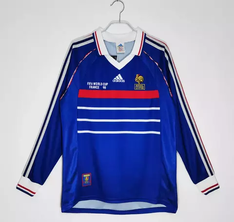 (Encargo) Camiseta Francia 1998 Titular Manga Larga RETRO