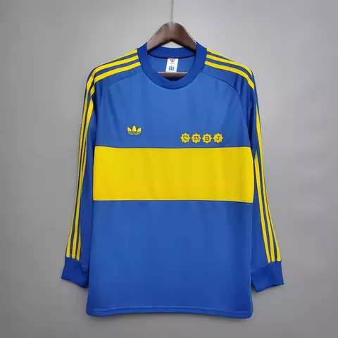(Encargo) Camiseta Boca 81 Titular Manga Larga RETRO
