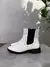 BOTA SALTO BAIXO NIKA OFF WHITE BRILHO- BOTBLOBRIOFF