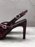 SCARPIN KRIS SLINGBACK CHERRY RED SALTO FINO - AMAVIH SHOES