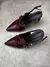 SCARPIN KRIS SLINGBACK CHERRY RED SALTO FINO - comprar online