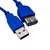 Cabo Extensão USB Fêmea X USB 3.0 Macho 1,5m Azul - loja online