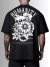 Camiseta Oversized 100% Algodão Premium Humanity Preta e Branca - comprar online
