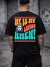 Camiseta Oversized 100% Algodão Premium HE IS MY SAVIOR na internet
