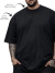 Camiseta Oversized Plus Size 100% Algodão Premium Lisa Preta