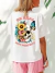 Camiseta Feminina 100% Algodão Be Real Caveira
