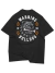 Camiseta Oversized 100% Algodão Premium Streetwear - Warning Bulldog Preta - comprar online