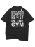 Camiseta Oversized 100% Algodão Premium Streetwear Gentleman Beast In The Gym Preta na internet