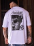 Camiseta Oversized 100% Algodão Premium Vandalismo Branca - comprar online