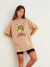 Camiseta Feminina 100% Algodão EASY PEASY - loja online