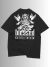 Camiseta Oversized 100% Algodão Premium - Blessed Preta e Branca na internet