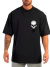 Camiseta Oversized 100% Algodão Premium Caveira Seta