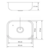 CUBA PIA INOX 40X34X17 - STRAKE - EMBUTIR