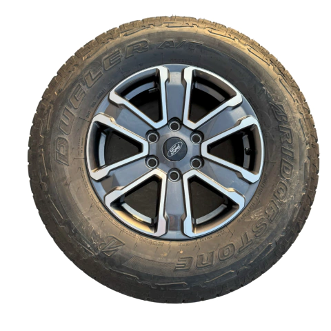 RODA UNITARIA ARO 17 ORIGINAL FORD RANGER XLT 2025 C/ PNEU ZERO GRAFITE C/ DIAMANTADO