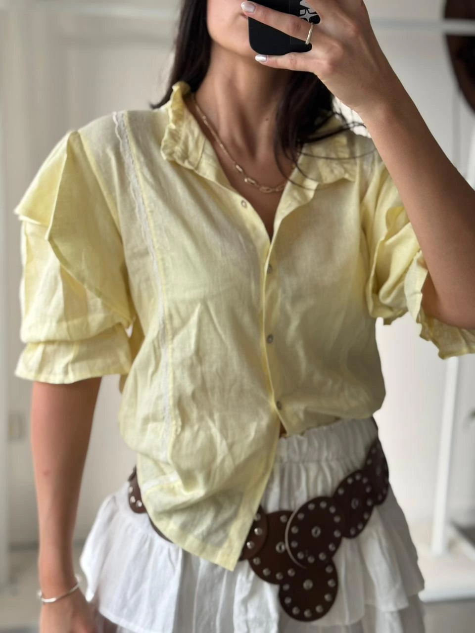 CAMISA AURA VOLADOS