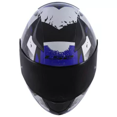 CAPACETE LS2 RAPID GROW BLK/SILVER/BLUE - Loja Helmet