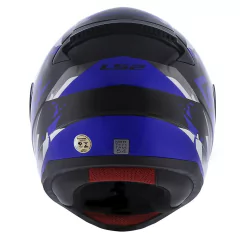 CAPACETE LS2 RAPID GROW BLK/SILVER/BLUE - loja online