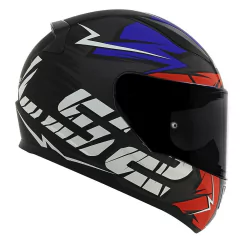 CAPACETE LS2 RAPID CROMO MATTE BLK/RED/BLUE