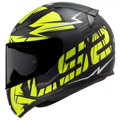 CAPACETE LS2 RAPID CROMO MATTE BLK/HV YLW na internet
