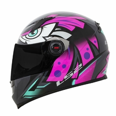 CAPACETE LS2 CLASSIC TRIBAL FUCSIA na internet