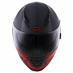 CAPACETE NORISK SOUL FF302 MANTY MATTE BLK/RED - Loja Helmet