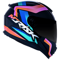 CAPACETE NORISK RAZOR VOID PRETO/LARANJA