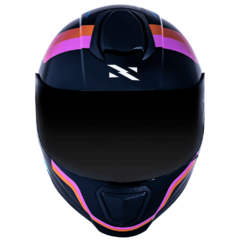 CAPACETE NORISK RAZOR VOID PRETO/LARANJA - comprar online