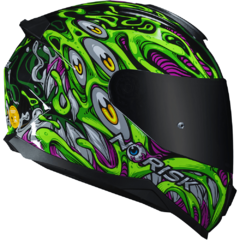 CAPACETE NORISK RAZOR PARASITE VERDE