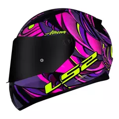 CAPACETE LS2 RAPID ATHENA ROXO na internet