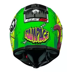 CAPACETE LS2 CLASSIC RAMPAGE VERDE - Loja Helmet
