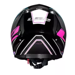 CAPACETE LS2 CLASSIC XDRON CYAN ROSA - Loja Helmet
