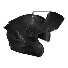CAPACETE NORISK FORCE II MONOCOLOR PRETO FOSCO - comprar online