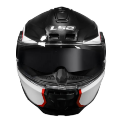 CAPACETE LS2 SCOPE ARCH BRANCO/VERMELHO - comprar online
