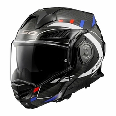 CAPACETE LS2 ADVANT X CARBON FUTURE PRETO na internet